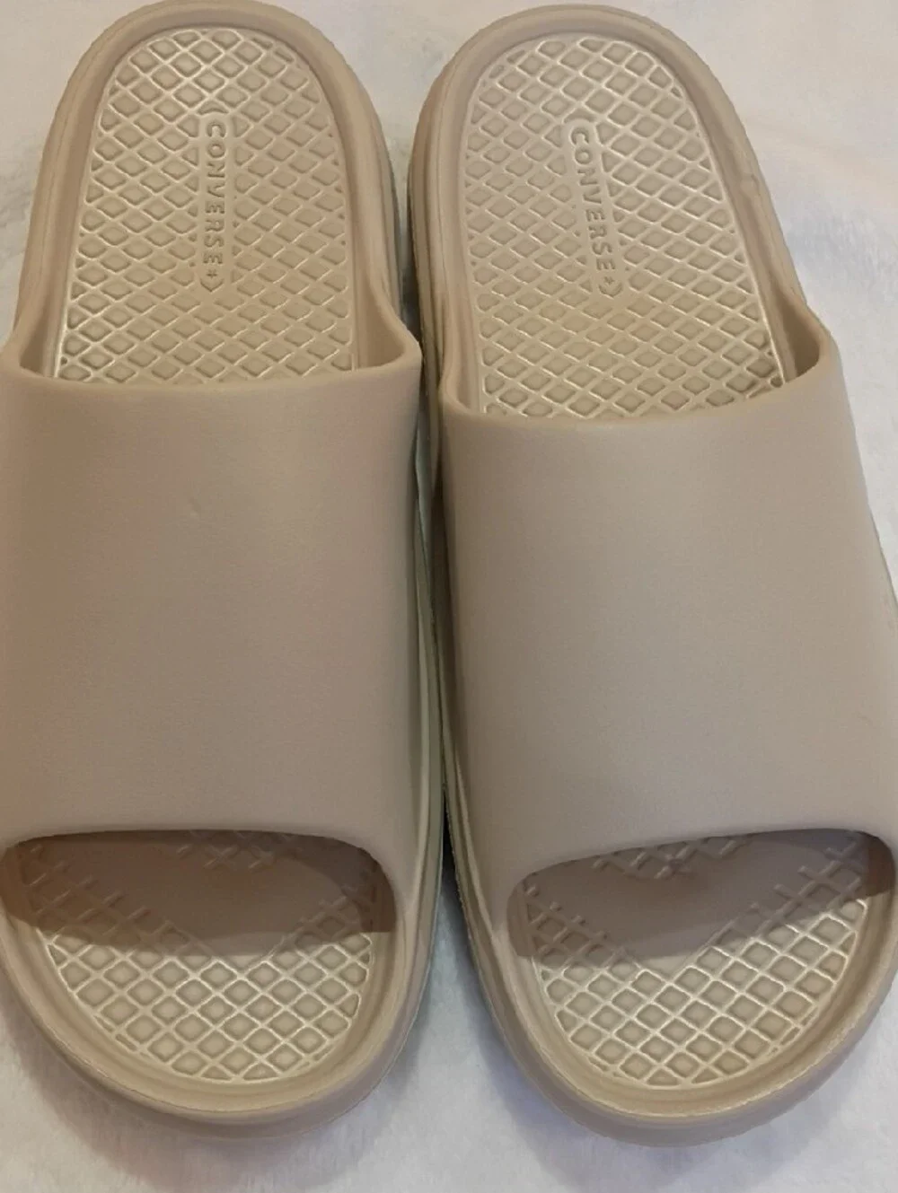Converse Neutral Beige Slide Sandals